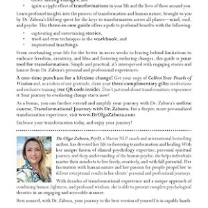 COLLECT YOUR PEARLS OF WISDOM: Effective techniques to heal and transform your life