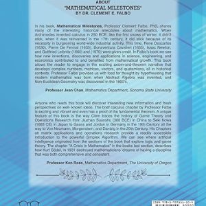 MATHEMATICAL MILESTONES