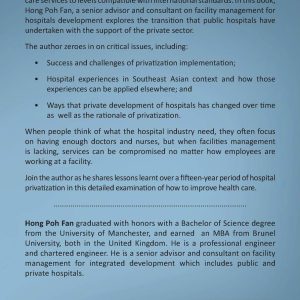 Privatization of Facility Management in Public Hospitals