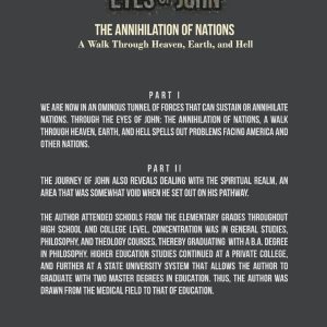 THROUGH THE EYES OF JOHN: THE ANNIHILATION OF NATIONS: A Walk Through Heaven, Earth, and Hell